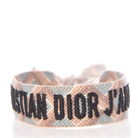 christian dior bracelet tissu|christian dior friendship bracelet price.